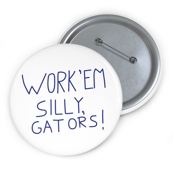 Florida Gators Gameday Pin Buttons - Work 'Em Silly Collection