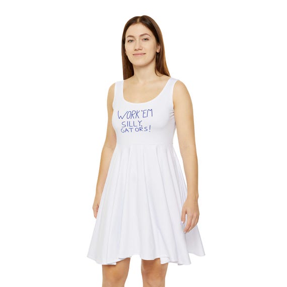 Florida Gators Women's Skater Dress - Work 'em Silly Collection - Etsy