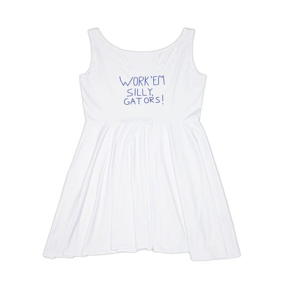 Florida Gators Women's Skater Dress - Work 'em Silly Collection - Etsy