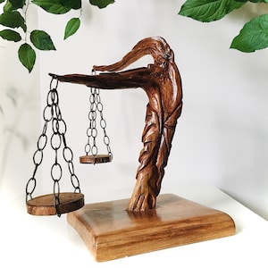 Portavelas de madera rústica, regalo único de calentamiento de la casa, decoración de madera natural, portavelas de madera, portavelas