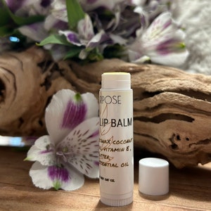 3 pack Lip Balm Moisturizing Chapstick All Natural By True Purpose Skincare