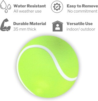 Magneti Memo Tennis – Set Da 4 Calamite A Forma Di Pallina Da Tennis – Forza 400g