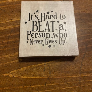 Custom Mini Wood Block Sign, Rustic Home Decor,  Office Decor,  Shelf Sign,  Handmade Wooden Decor,  Custom Gift