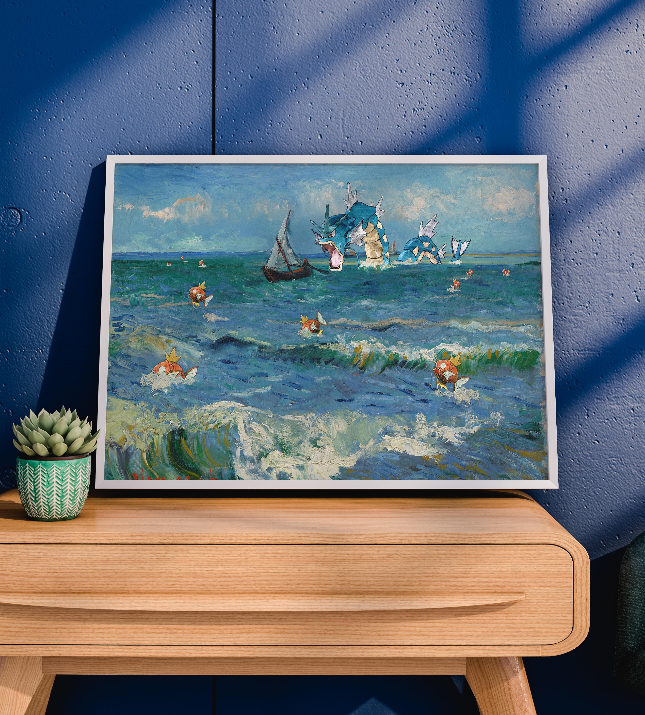 ギャラドス ポスター | ポケモン x ゴッホ | ギャラドス ポスター