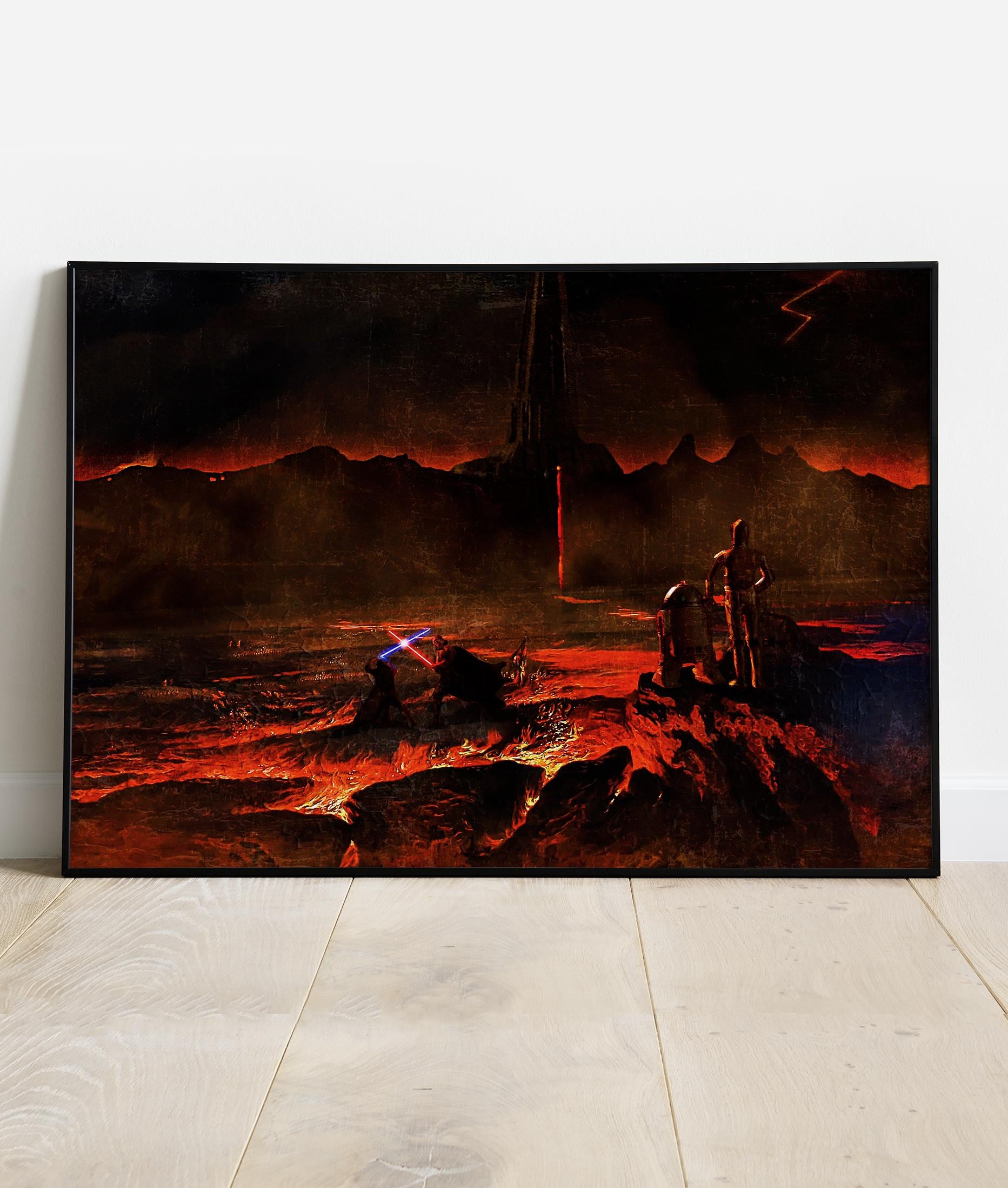 Duel on Mustafar - Etsy