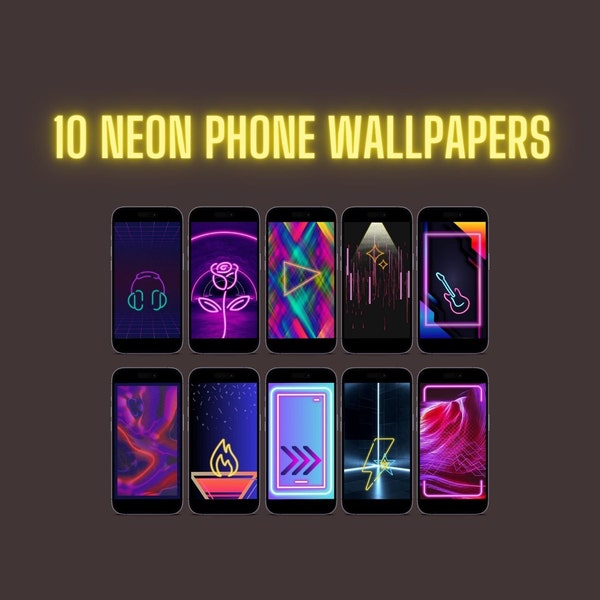10 Neon Phone Wallpapers, Neon Music Phone Wallpapers, Neon Lights iPhone Wallpapers