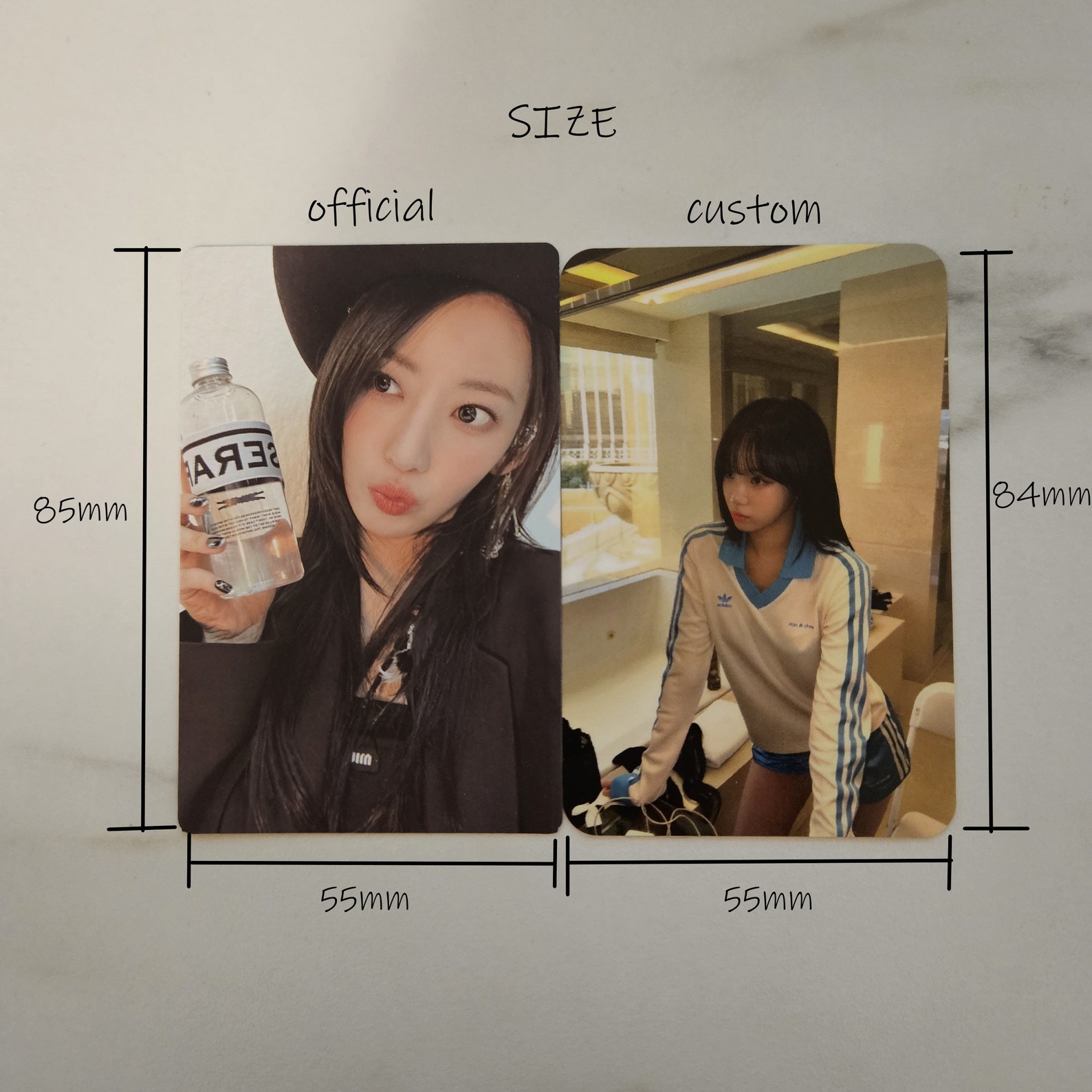 Photocard LE SSERAFIM – POP UP STORE – Chaewon (Aléatoire)