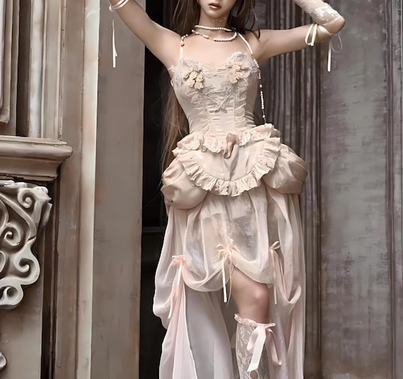 Rococo Fishbone Corset: 18th Century European Style Stays
