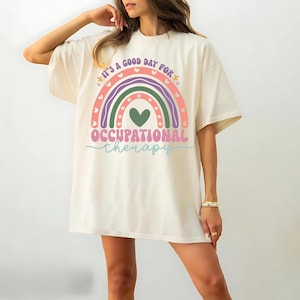 Retro Occupational Therapy T-Shirt: Comfort Colors, Special Education Therapist