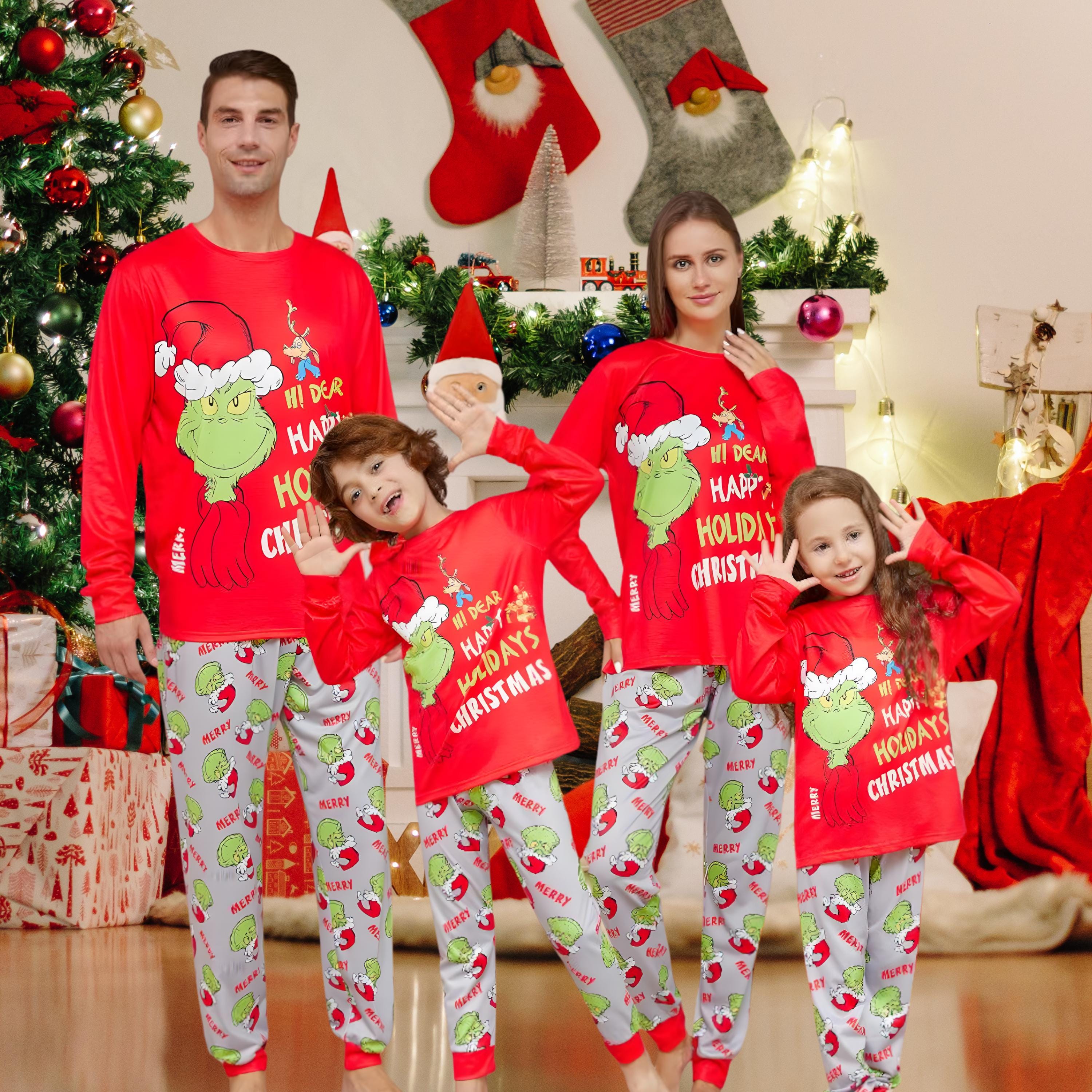 Grinch Pajama Set - Etsy