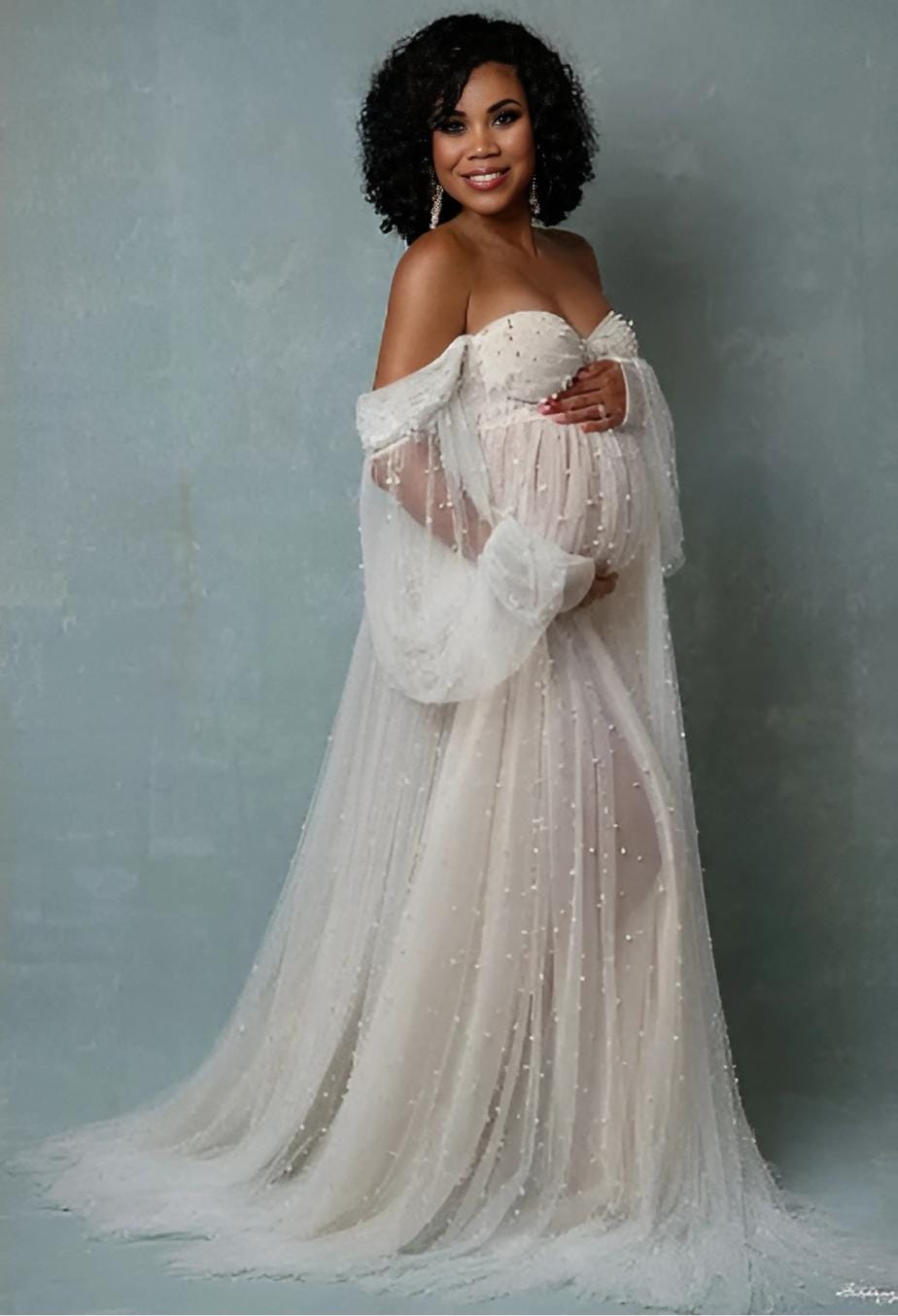 Holiday Sale! Maternity Dress for Baby Shower for Photo Shoot Future Mom Maternity Dress Maternity Long Dress for Baby Shower Gift for Her,