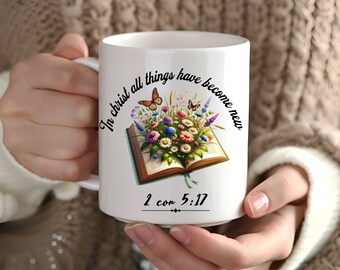 Christian Coffee Mug: Bible Verse, Religious Gift