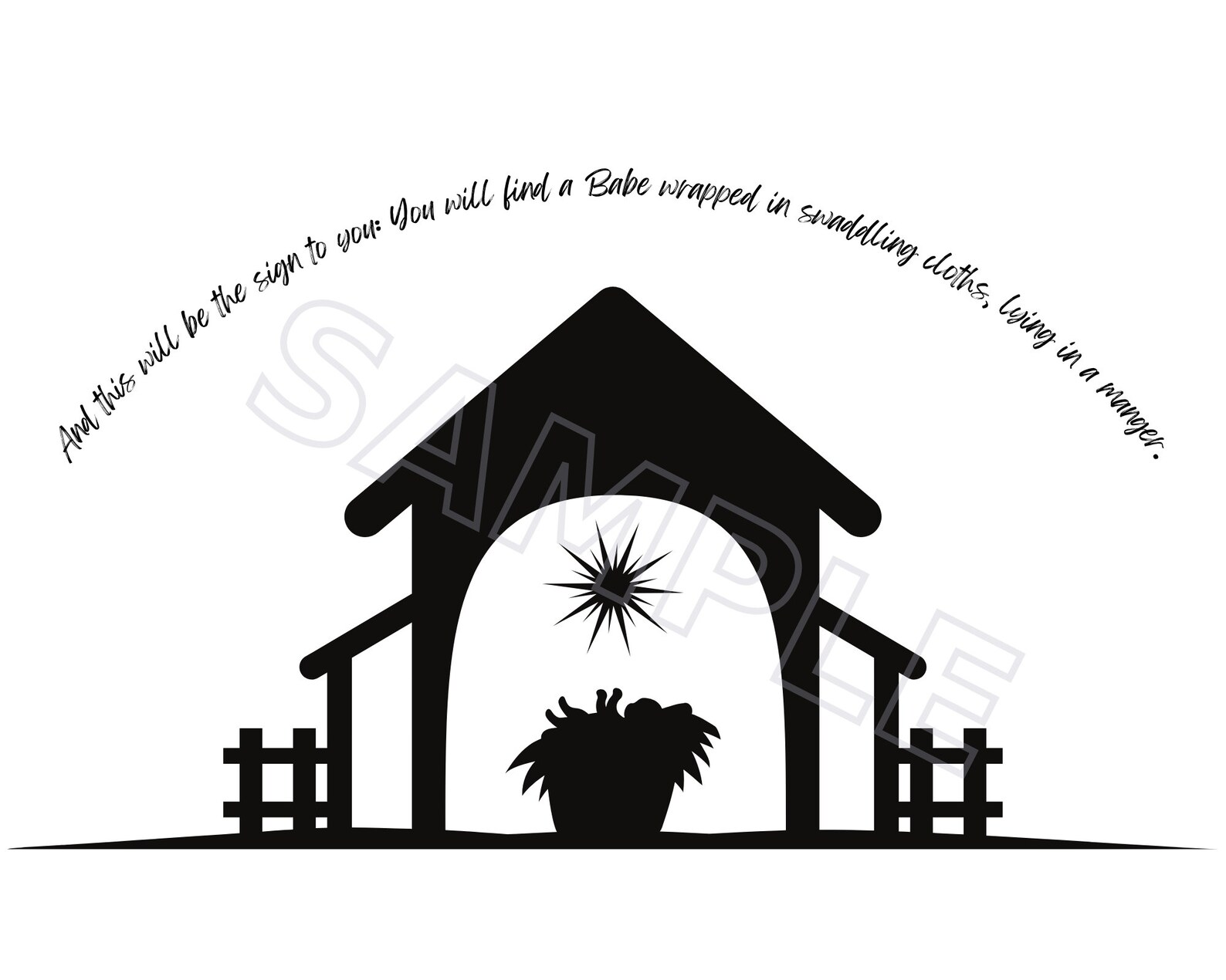 3 Piece Christmas Nativity Set Printable Religious Art Etsy