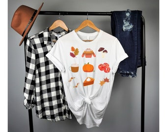 Women Fall Shirt, Fall Lovers T-shirt, Girls Who Love Fall Tee, Fall Vibes, Gift for Fall Lover, Fall Shirt for Women, Cute Fall Shirts