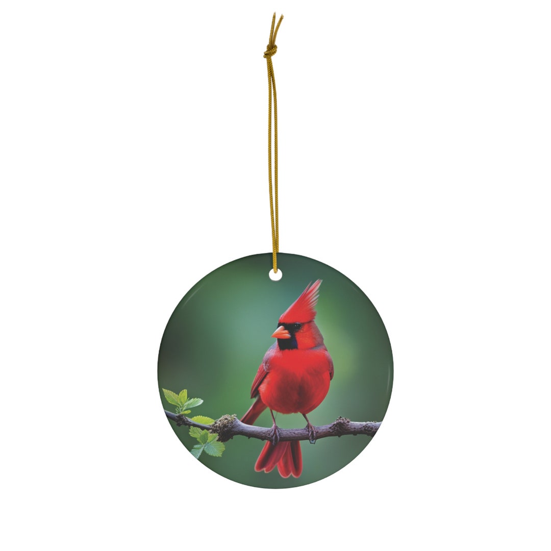 Cardinal Bird Christmas Tree Ornament Add Nature's Etsy