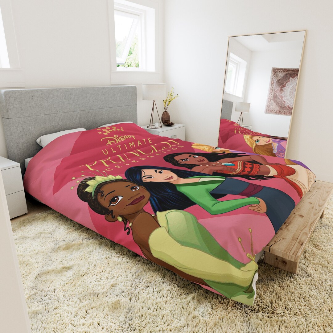 Disney Princess Duvet Cover Cute Bed Cover Etsy