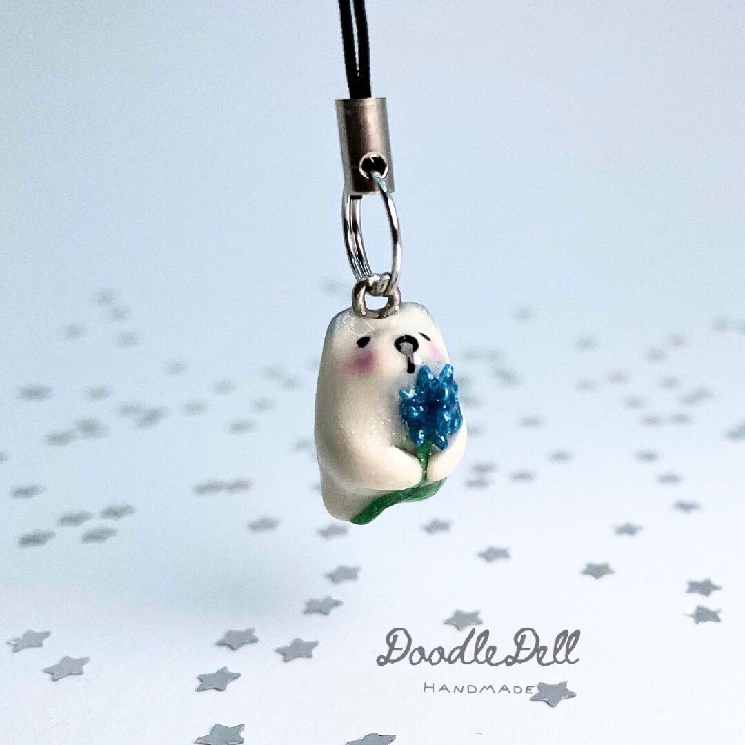 Ciondolo Per Cellulare Con Ciliegie E Perle - Cordino Universale Per Donne, Regalo Ideale - Foto 4