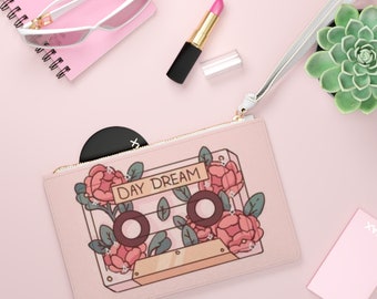 Bag Clutch lovely makeup cassette pink Clutch Bag