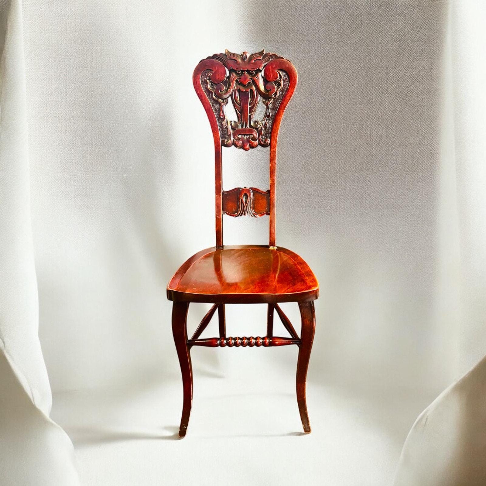 Victorian red chair - Etsy 日本