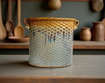 WhyNot陶器の瓶、陶器の花瓶、ノースカロライナ陶器、シーグローブ