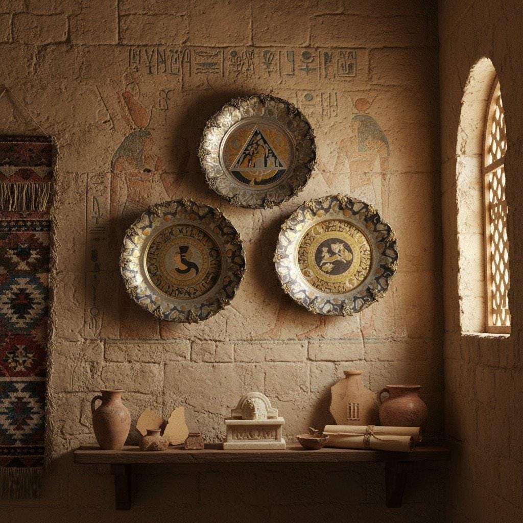 Articles uniques correspondant à egyptian wall plate