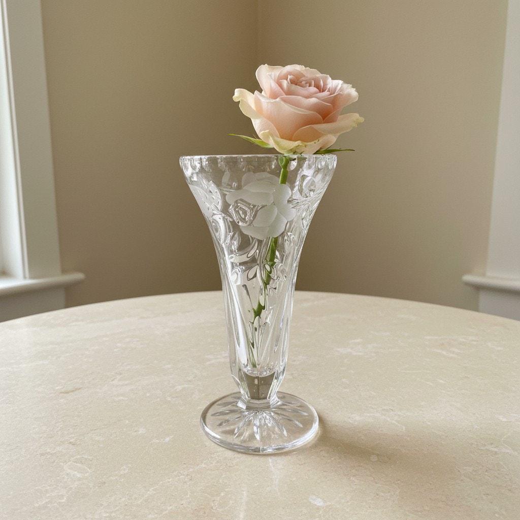 Anna Hutte Bleikristall Vase - Etsy