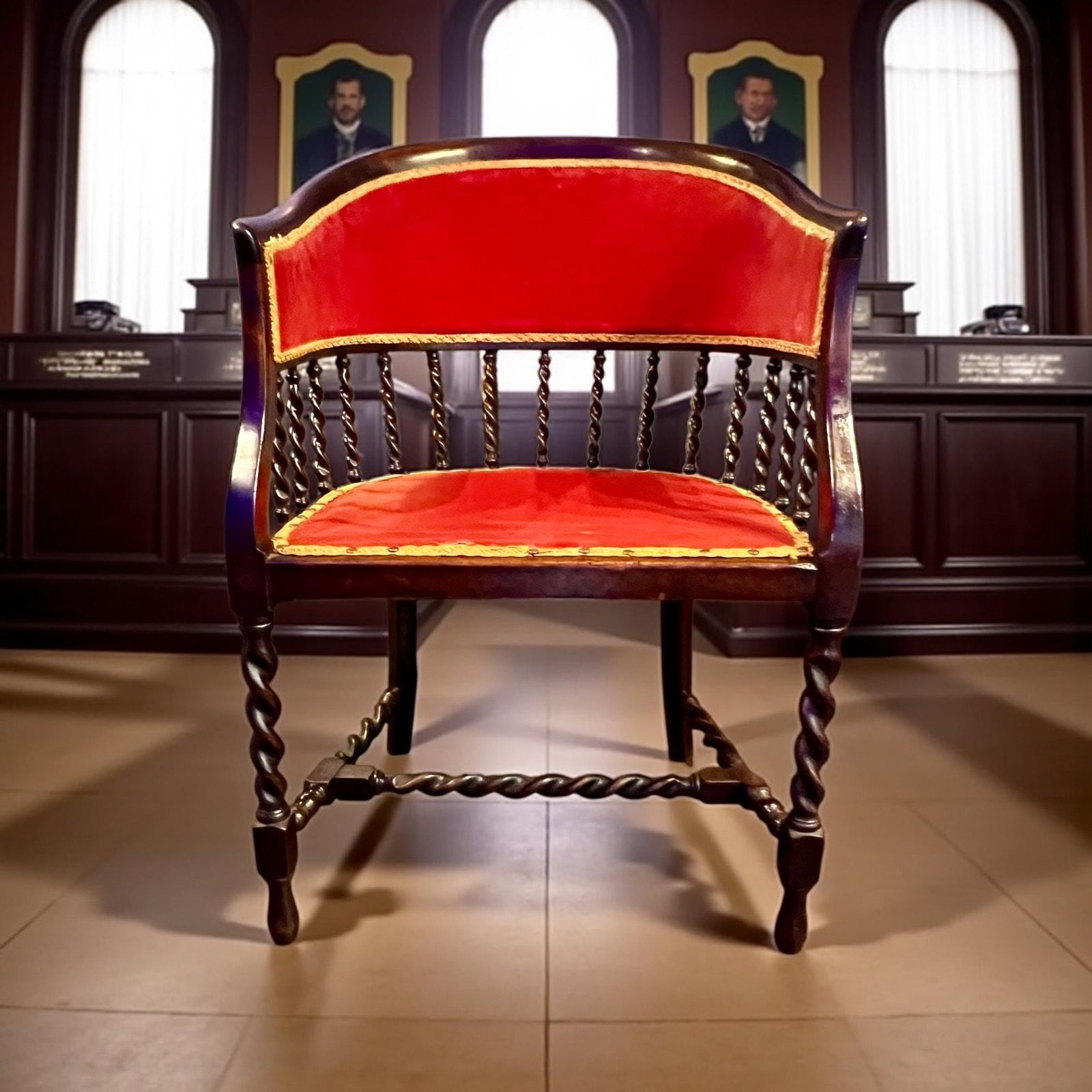 アンティークアイアンハートヴィンテージチェア赤ベルベット アンティークアイアンハートヴィンテージチェア赤ベルベット 赤いベル