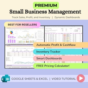 再販業者向けスプレッドシート Google Sheets 在庫管理 月次販売注文利益追跡 自動ダッシュボード オンライン販売業者
