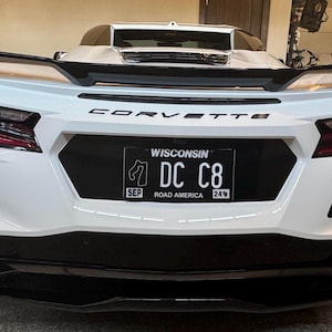 Chevrolet Corvette C8 Stingray Rear Bumper Grille Accent Decals 2020+