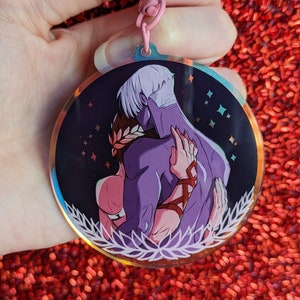 Hades game Thanzag holographic acrylic keychain