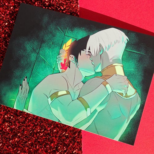 Hades Game Zagreus and Thanatos Thanzag print