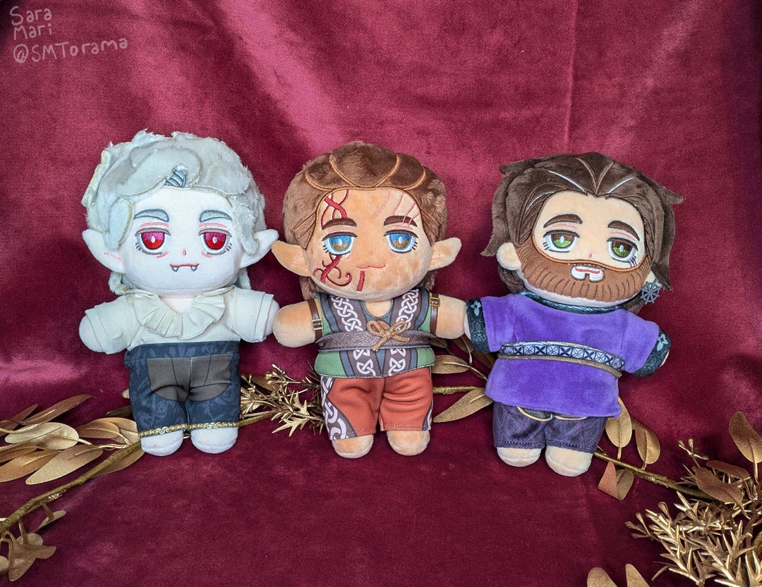 BG3 Astarion Gale Halsin Plush 20cm Dolls Plushies - Etsy