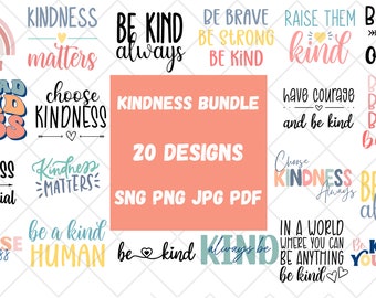 Vriendelijkheid Svg bundel, wees vriendelijk Svg, vriendelijkheid is belangrijk Svg, inspirerende Svg, motiverende Svg, geestelijke gezondheid Svg, positieve citaten Svg,