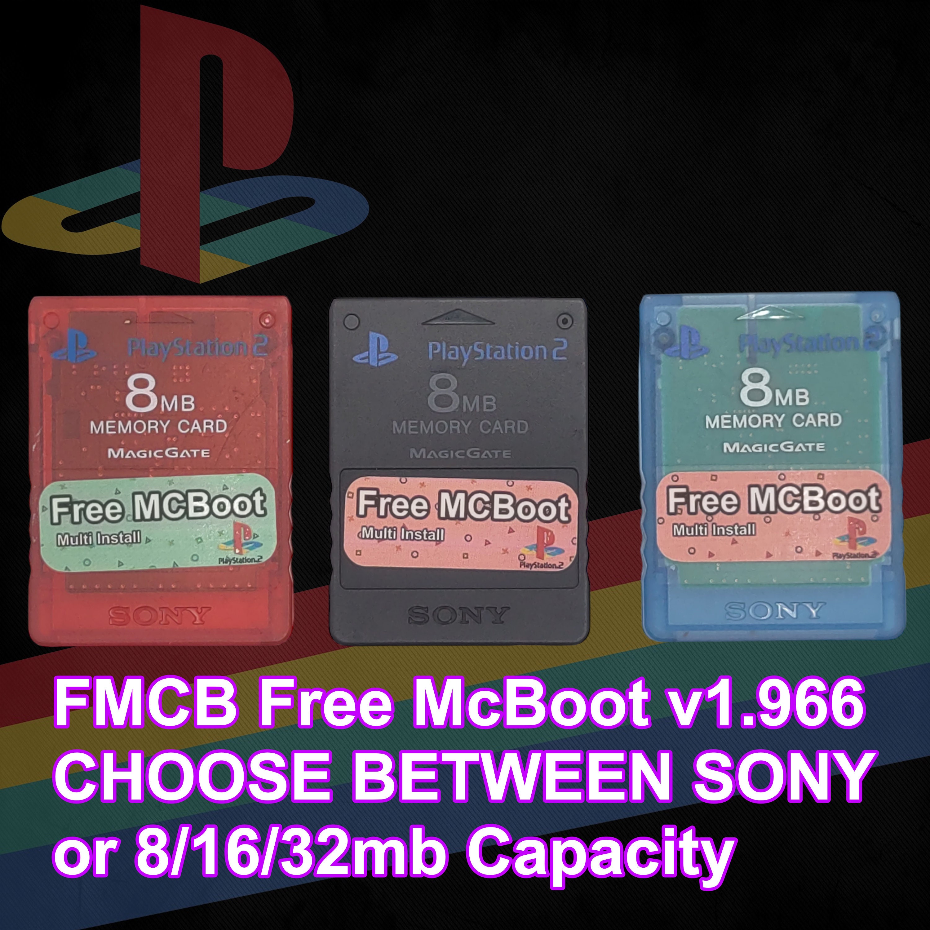 PS2 - Memory Card labels for Free McBoot