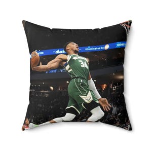 Giannis Antetokounmpo Square Pillow
