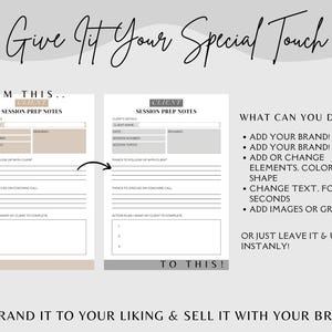 Coaching Worksheet Templates: Editable Canva Forms for Health & Life Coaches (PDF Download) image 6