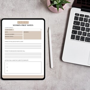 Coaching Worksheet Templates: Editable Canva Forms for Health & Life Coaches (PDF Download) image 9
