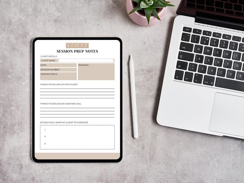 Coaching Worksheet Templates: Editable Canva Forms for Health & Life Coaches (PDF Download) image 9