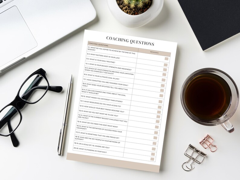 Coaching Worksheet Templates: Editable Canva Forms for Health & Life Coaches (PDF Download) image 8
