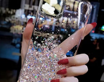 Glitter Clear Soft Silicone iPhone 14 Pro MAX