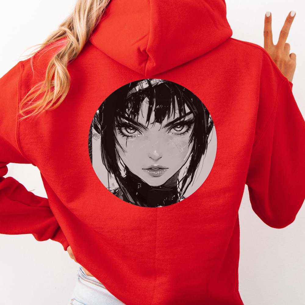 Anime Hoodie, Anime Sweatshirt, Gift For Anime Lover, Anime Apparel, Japanese Streetwear, Anime Girl Shirt, Anime Merch, Japanese Tv Show