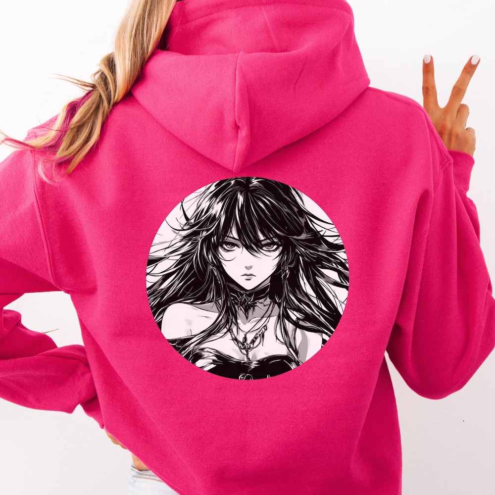 Anime Hoodie, Anime Sweatshirt, Gift For Anime Lover, Anime Apparel, Japanese Streetwear, Anime Girl Shirt, Anime Merch, Japanese Tv Show