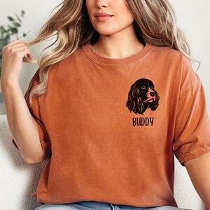 Cocker Spaniel Shirt, Spaniel Mom Shirt, Custom Shirt, Comfort Colors Shirt, Gift For Spaniel Mama, Spaniel Mom Gift, Cocker Spaniel Tee