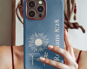 Custom Bible Verse Phone Case, Christian Gift