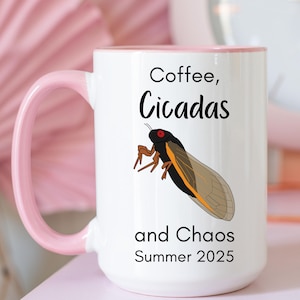 Cicada Mug, 2025 Cicada XIV Emergence, Cicada Comeback Tour, Funny Mug, Cicada 2025, Bug Humor, Insect Mug, Summer 2025 Cicada Tour