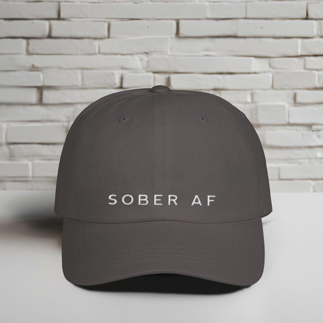 Embroidered Hat, Sobriety Gift, Classic Dad Cap, Recovery Anniversary ...