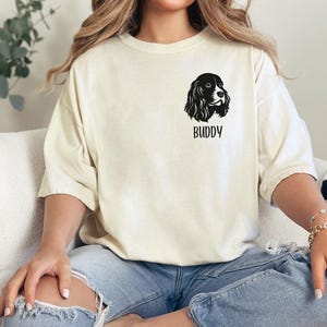 Cocker Spaniel Shirt, Spaniel Mom Shirt, Custom Shirt, Comfort Colors Shirt, Gift For Spaniel Mama, Spaniel Mom Gift, Cocker Spaniel Tee