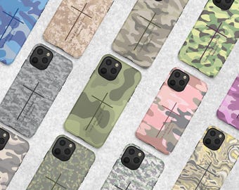 Christian Camo Phone Case, iPhone 17 16 15 14 13 12 11 Pro Max, Personalized Bible Verse, Samsung Google, Camo Art, Hunter Gift, Deer Hunt