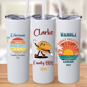 Family Reunion Cup, Vacation Tumbler, Family Reunion Gift, Matching Family Cups, Family Name Tumbler, Personalized Gift, Cruise Tumbler