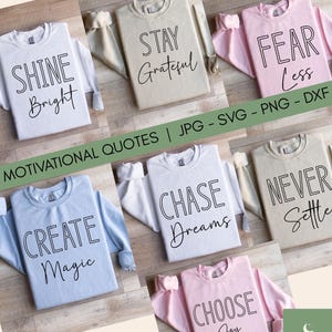Inspirational SVG Bundle, Positive Quotes PNG, Mental Health Svg, Motivational Quotes,  Mental Health Jpg, You Are Enough, Positive Vibe Dxf